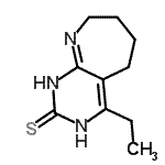 CAS#: 644950-96-9， 4-Ethyl-1,3,5,6,7,8-hexahydro-2H-pyrimido[4,5-b]azepine-2-thione