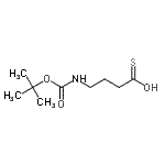 CAS#: 644991-41-3， 4-({[(2-Methyl-2-propanyl)oxy]carbonyl}amino)butanethioic S-acid