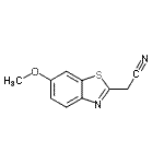 CAS#: 64513-30-0， (6-Methoxy-1,3-benzothiazol-2-yl)acetonitrile
