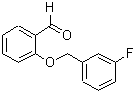 structure of CAS# 6455-94-3, 2-[(3-Fluorophenyl)Methoxy]Benzaldehyde;2-(3-Fluorobenzyl)Oxybenzaldehyde;Sbb009332;Bas 09878369