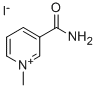结构式 CAS# 6456-44-6, 1-甲基-烟酰胺碘化物