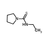 CAS#: 64574-84-1， N-Ethyl-1-pyrrolidinecarbothioamide