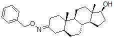 CAS 登录号：64584-65-2， 17beta-羟基-5alpha-雄甾烷-3-酮 O-苄基肟