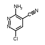 CAS#: 64613-52-1， 3-Amino-6-chloro-4-pyridazinecarbonitrile