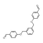 CAS#: 64621-41-6， 4-[[3-[(4-formylphenoxy)methyl]phenyl]methoxy]benzaldehyde