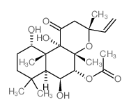 CAS#: 64657-11-0， (3R,6aalpha)-5alpha-Acetoxydodecahydro-6beta,10alpha,10balpha-Trihydroxy-3,4abeta,7,7,10abeta-Pentamethyl-3alpha-Vinyl-1H-Naphtho[2,1-b]Pyran-1-One