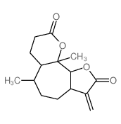 CAS#: 6466-67-7， (3aS,6abeta,10bbeta)-Dodecahydro-6alpha,10aalpha-Dimethyl-3-Methylenefuro[3',2':6,7]Cyclohepta[1,2-b]Pyran-2,9-Dione