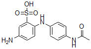 CAS 登录号：6471-33-6， 2-(4-乙酰氨基苯胺基)-5-氨基苯磺酸