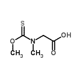 CAS#: 6477-96-9， N-(Methoxycarbonothioyl)-N-Methylglycine