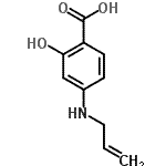 CAS#: 647831-58-1， 4-(Allylamino)-2-hydroxybenzoic acid