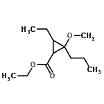 CAS#: 647836-52-0， Ethyl 3-ethyl-2-methoxy-2-propylcyclopropanecarboxylate