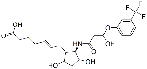 CAS#: 64812-14-2， 7-(N-((2R)-Hydroxy-2-(3-Trifluoromethylphenyloxy)Ethylcarbonyl)-2-Amino- 3,5-Dihydroxycyclopentyl)-5-Heptenoic Acid