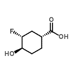 CAS#: 648419-94-7， (1R,3R,4R)-3-Fluoro-4-hydroxycyclohexanecarboxylic acid