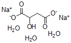 CAS#: 64887-74-7， 2-Hydroxy-Butanedioic Acid Sodium Salt Hydrate (1:2:3)