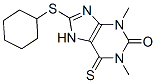 CAS#: 6493-42-1， 8-(Cyclohexylthio)-1,3-Dimethyl-6-Thioxo-1,6-Dihydro-7H-Purin-2(3H)-One