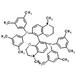 CAS#: 649559-70-6， 7,7'-Bis[bis(3,5-dimethylphenyl)phosphino]-4,4'-dimethyl-3,3',4,4'-tetrahydro-2H,2'H-8,8'-bi-1,4-benzoxazine