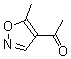 结构式 CAS# 6497-21-8, 1-(5-甲基-4-异恶唑基)-乙酮