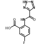 CAS#: 649766-37-0， 5-Fluoro-2-[(2H-tetrazol-5-ylcarbonyl)amino]benzoic acid