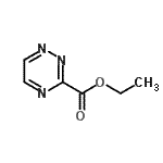 structure of CAS# 6498-02-8, Ethyl 1,2,4-Triazine-3-Carboxylate;ETHYL [1,2,4]TRIAZINE-3-CARBOXYLATE;Ethyl 1,2,4-triazine-3-carboxylate;ethyl-1,2,4-triazine-3-carboxylate