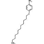 structure of CAS# 65039-19-2, 4-(Dodecyloxy)aniline;4-Dodecyloxyaniline;4-dodecyloxyphenylamine;4-n-Dodecyloxyaniline
