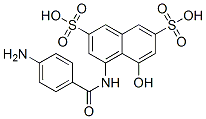 CAS 登录号：6505-35-7， 4-[(4-氨基苯甲酰)氨基]-5-羟基萘-2,7-二磺酸