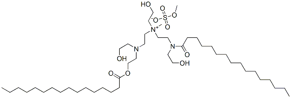 CAS#: 65060-08-4， (2-Hydroxyethyl)[2-[(2-Hydroxyethyl)(Palmitoyl)Amino]Ethyl][2-[(2-Hydroxyethyl)[2-(Palmitoyloxy)Ethyl]Amino]Ethyl]Methylammonium Methyl Sulphate