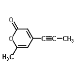 CAS#: 650624-70-7， 6-Methyl-4-(1-propyn-1-yl)-2H-pyran-2-one