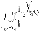 CAS 登录号：65101-40-8， 1-(二(1-氮丙啶基)亚膦酰)-3-(5,6-二甲氧基-4-嘧啶基)脲