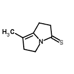 CAS#: 651043-98-0， 7-Methyl-1,2,5,6-tetrahydro-3H-pyrrolizine-3-thione