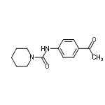 CAS#: 651053-02-0， N-(4-Acetylphenyl)-1-piperidinecarboxamide