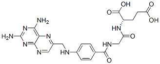 CAS#: 65118-36-7， N-(N-(4-(((2,4-Diamino-6-Pteridinyl)Methyl)Amino)Benzoyl)Glycyl)-L-Glutamic Acid