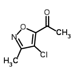 CAS#: 651355-06-5， 1-(4-Chloro-3-methyl-1,2-oxazol-5-yl)ethanone