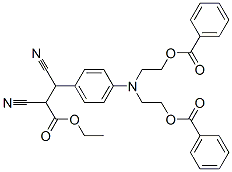 CAS#: 65151-61-3， Ethyl 3-[4-[Bis[2-(Benzoyloxy)Ethyl]Amino]Phenyl]-2,3-Dicyanopropionate