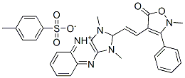 CAS#: 65151-66-8， 2-[2-(2,5-Dihydro-2-Methyl-5-Oxo-3-Phenylisoxazol-4-Yl)Vinyl]-1,3-Dimethyl-1H-Imidazo[4,5-b]Quinoxalinium Toluene-p-Sulphonate