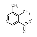 CAS#: 65169-36-0， 3,4-Dimethyl-5-nitropyridine