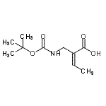 CAS#: 651724-25-3， (2Z)-2-[({[(2-Methyl-2-propanyl)oxy]carbonyl}amino)methyl]-2-butenoic acid