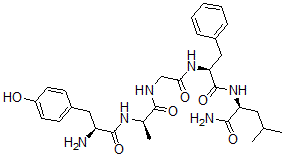 CAS#: 65189-64-2， Ala(2)-Enkephalinamide-Leu