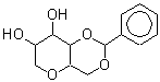 CAS 登录号：65190-39-8， 2,6-脱水-1,3-O-亚苄基己糖醇