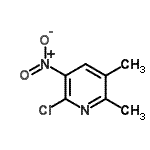CAS#: 65213-96-9， 2-Chloro-5,6-dimethyl-3-nitropyridine