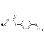 CAS#: 652154-32-0， S-(4-Methoxyphenyl) methylcarbamothioate