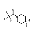 CAS#: 65220-85-1， 1-(4,4-Difluoro-1-piperidinyl)-2,2,2-trifluoroethanone