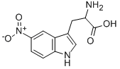 结构式 CAS# 6525-46-8, 5-硝基-DL-色氨酸