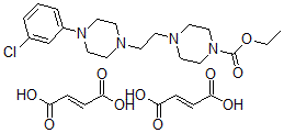 CAS#: 65274-79-5， But-2-Enedioic Acid, Ethyl 4-[2-[4-(3-Chlorophenyl)Piperazin-1-Yl]Ethyl]Piperazine-1-Carboxylate