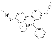 CAS 登录号:65282-36-2, 3,8-二叠氮基-5-乙基-6-苯基-菲啶鎓氯化物(1:1)