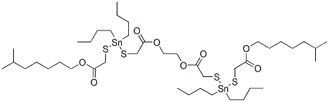 CAS#: 65308-00-1， Diisooctyl 4,4,15,15-Tetrabutyl-7,12-Dioxo-8,11-Dioxa-3,5,14,16-Tetrathia-4,15-Distannaoctadecanedioate