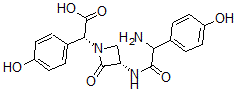 CAS#: 65309-11-7， (3S,alphar)-3-[[(R)-Amino(4-Hydroxyphenyl)Acetyl]Amino]-alpha-(4-Hydroxyphenyl)-2-Oxo-1-Azetidineacetic Acid
