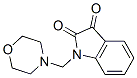 structure of CAS# 6532-16-7, 1-(Morpholinomethyl)-1H-Indole-2,3-Dione;1-(Morpholinomethyl)Indoline-2,3-Dione;1-(Morpholinomethyl)Isatin;1-Morpholin-4-Ylmethyl-1H-Indole-2,3-Dione