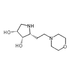 CAS#: 653571-02-9， (2R,3S,4R)-2-[2-(4-Morpholinyl)ethyl]-3,4-pyrrolidinediol
