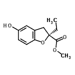CAS#: 653578-63-3， Methyl (2S)-2-ethyl-5-hydroxy-2,3-dihydro-1-benzofuran-2-carboxylate