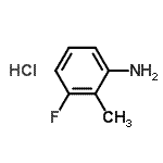 CAS#: 654-20-6， 3-Fluoro-2-Methylaniline Hydrochloride (1:1)